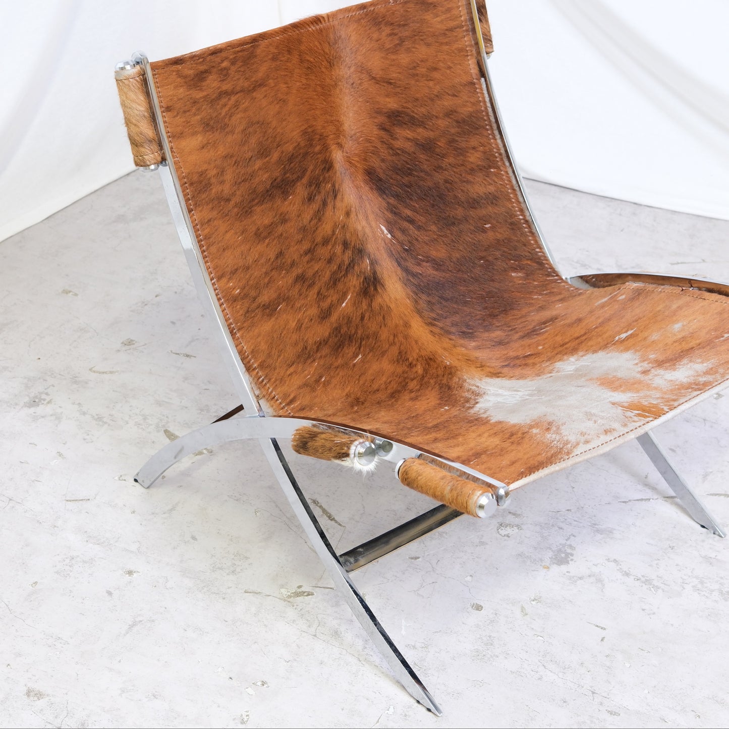 Antonio Citterio Scissor Chair - Pony Hair Leather