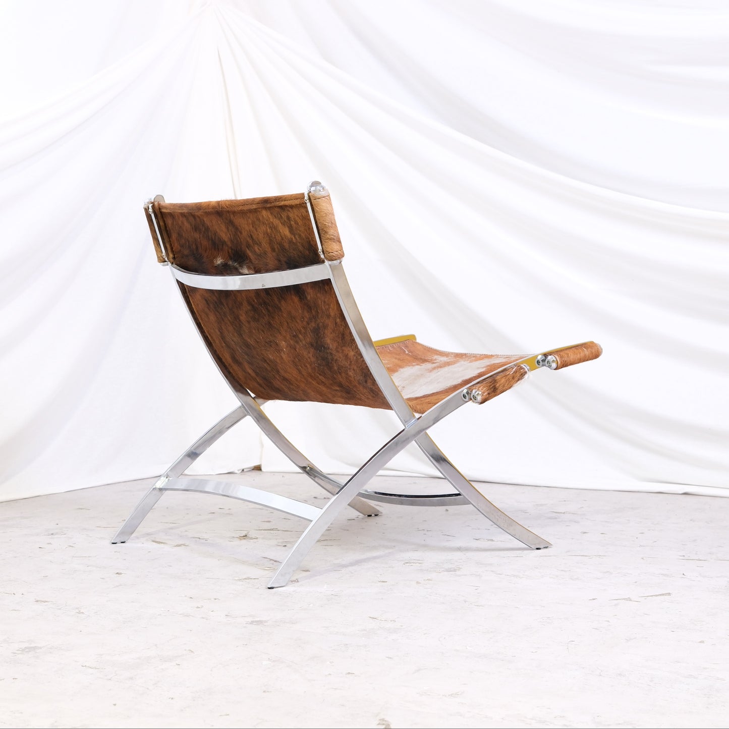 Antonio Citterio Scissor Chair - Pony Hair Leather