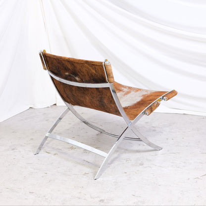 Antonio Citterio Scissor Chair - Pony Hair Leather