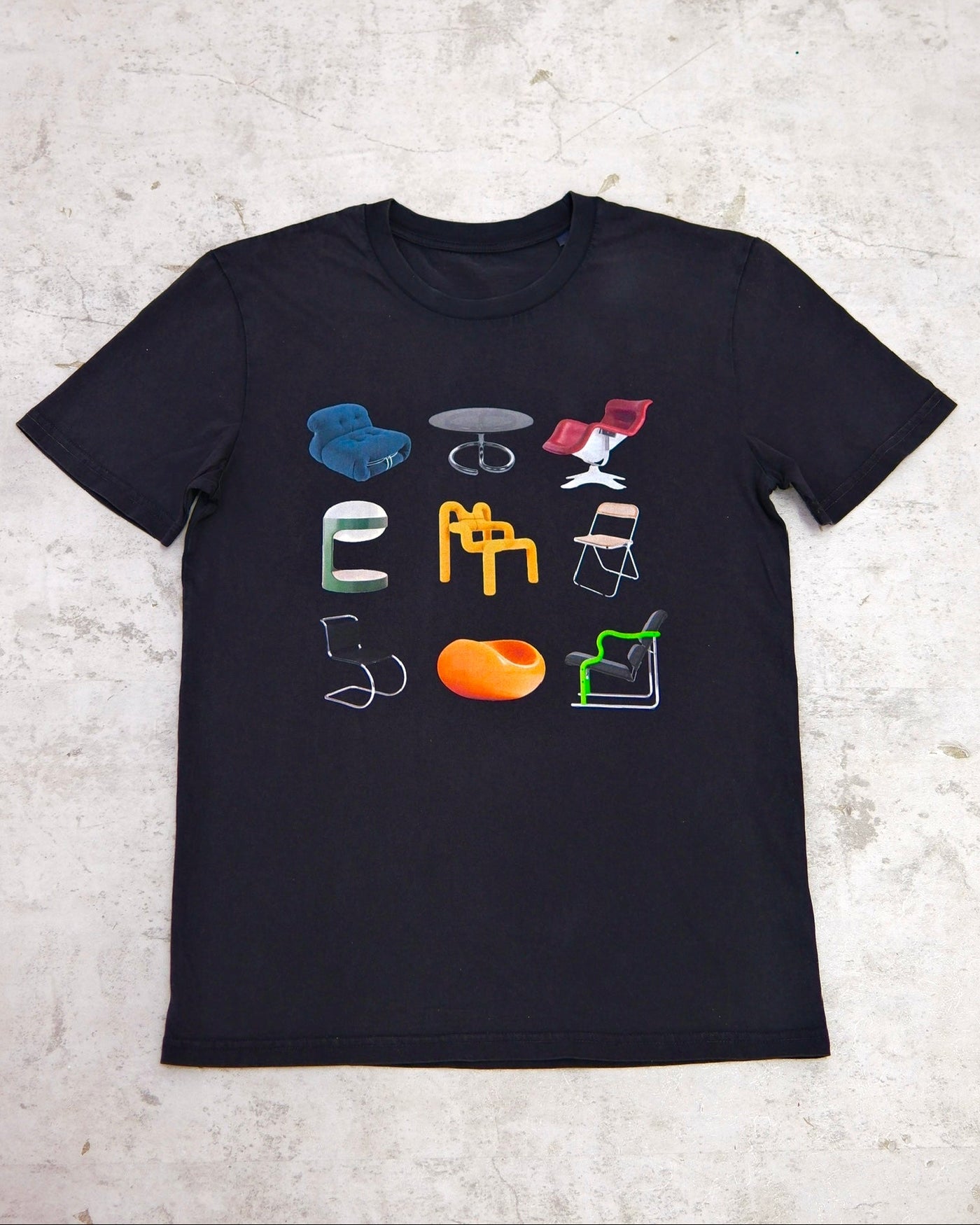 PINO Design Objects T-Shirt - Washed Black