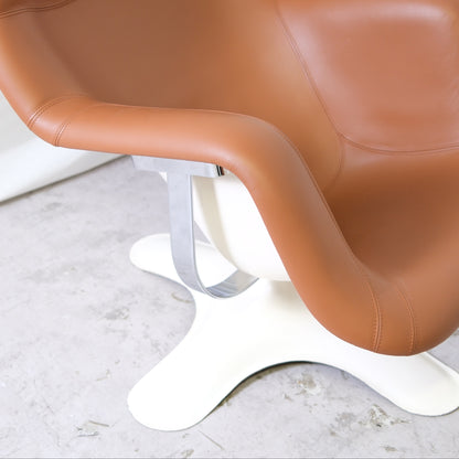 Yrjö Kukkapuro Karuselli Chair with Ottoman by Haimi