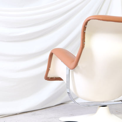 Yrjö Kukkapuro Karuselli Chair with Ottoman by Haimi