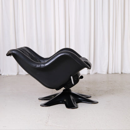 Yrjö Kukkapuro 418 Karuselli Swivel Lounge Chairs (4 available)