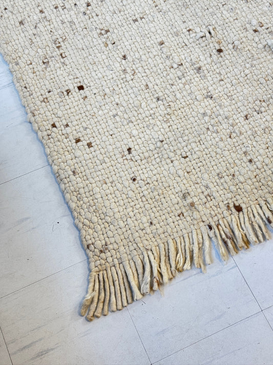 Vintage Handwoven Wool Rug