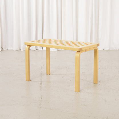 Alvar Aalto Artek 153B birch bench – Opposite front angled view