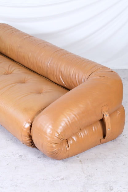 Anfibio Sofa Bed 3-seater by Alessandro Becchi for Giovannetti, 1970s