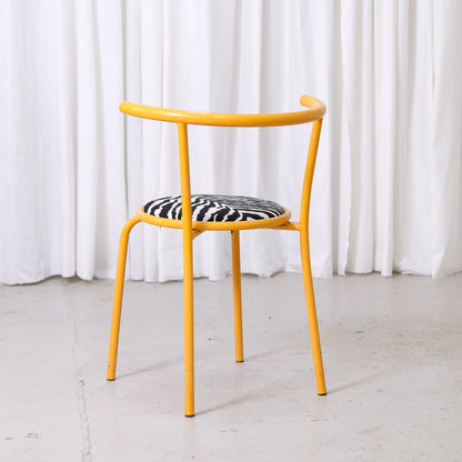 Yellow Vintage Zebra Chairs