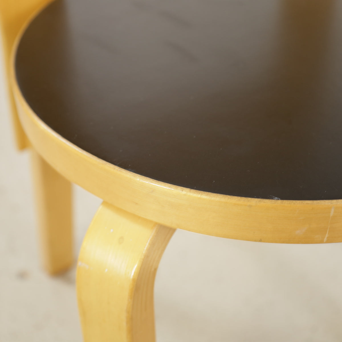 Chair 66 age-related marks on birch frame