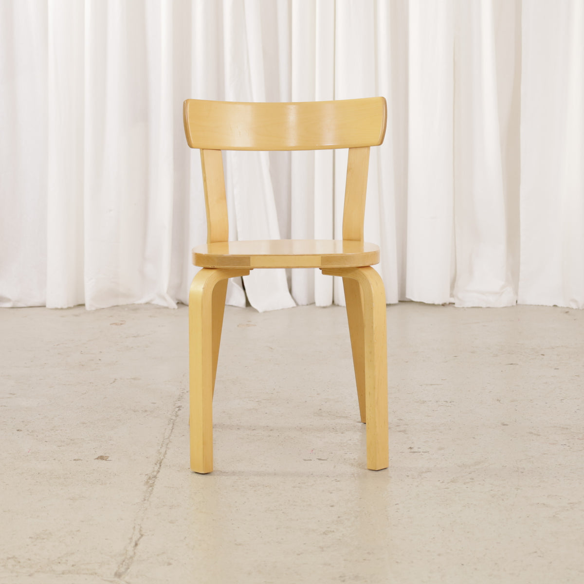 Artek Chair 69 by Alvar Aalto, front view