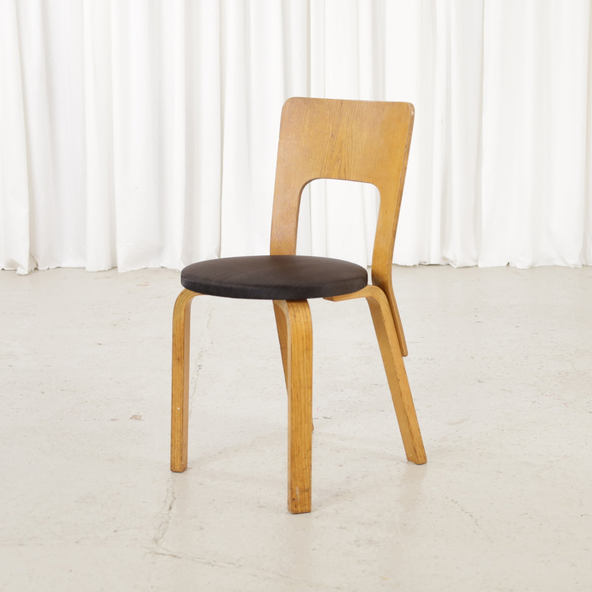 Early ash Chair 66, front angled view