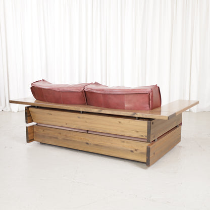 Pinus sofa, opposite rear angled view