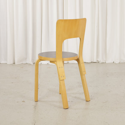 Chair 66, rear angled view