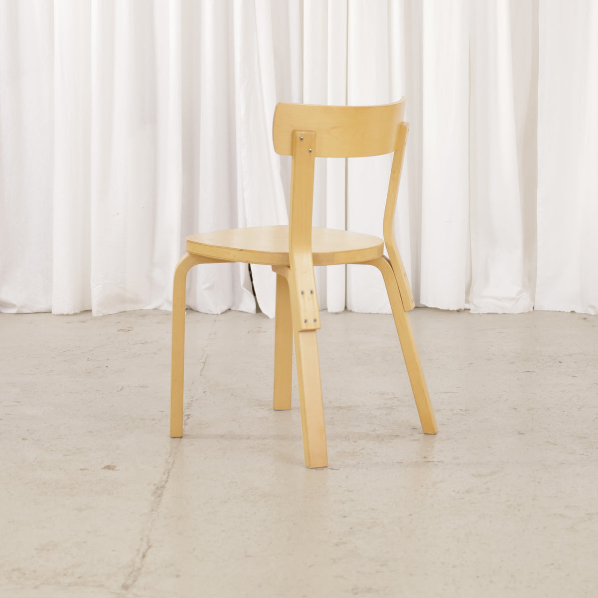 Artek Chair 69, rear three-quarter view