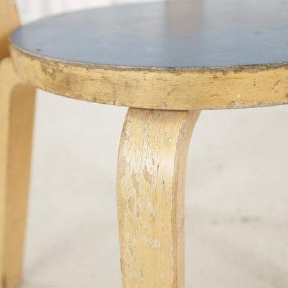 Chair 66 patina and wear on leg close-up