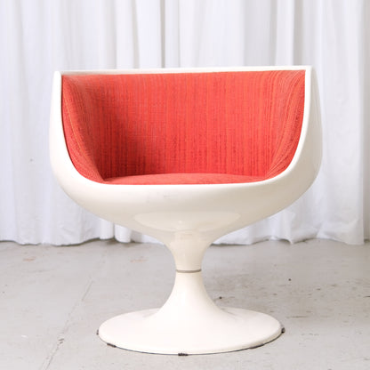 Vintage Eero Aarnio Cognac Lounge Chair for Asko