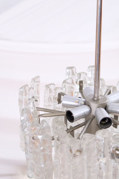 JT Kalmar “Ice Block” chandelier, 1960s/70s