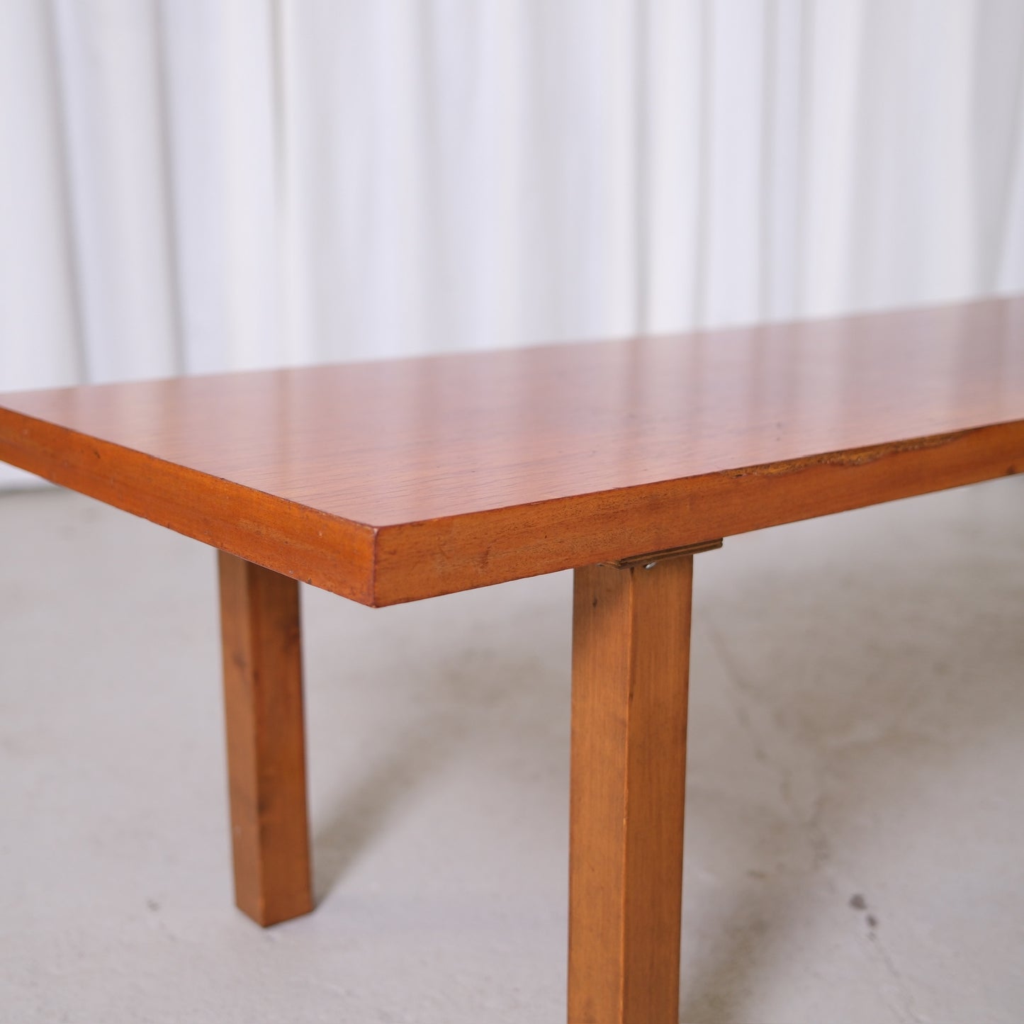 Vintage Japandi Style Teak Coffee Table