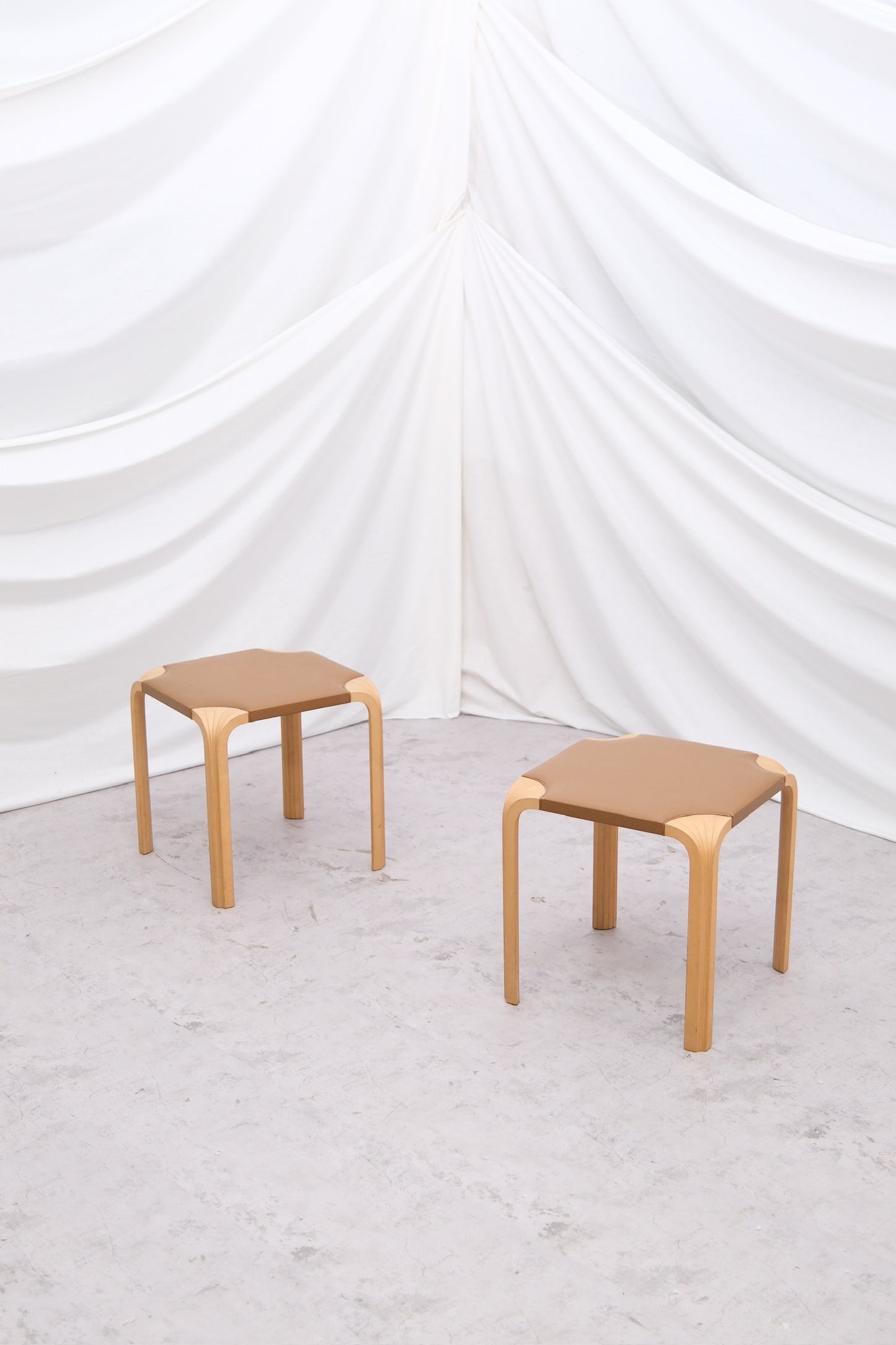 Artek X601 Fan Leg Stools