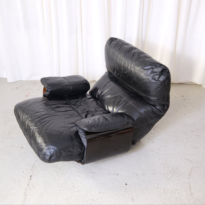 Marsala lounge chair, elevated three-quarter view