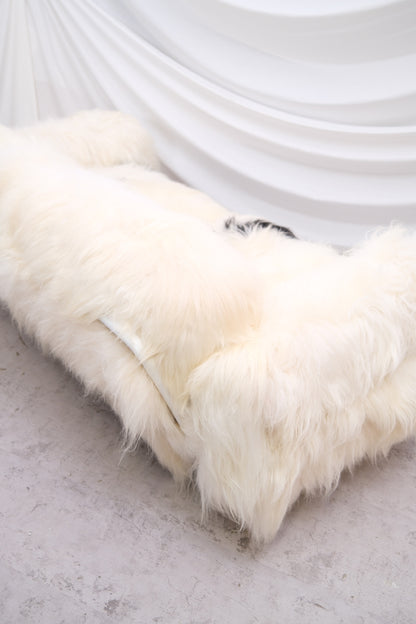 Vintage Sheepskin 3-Seater Sofa