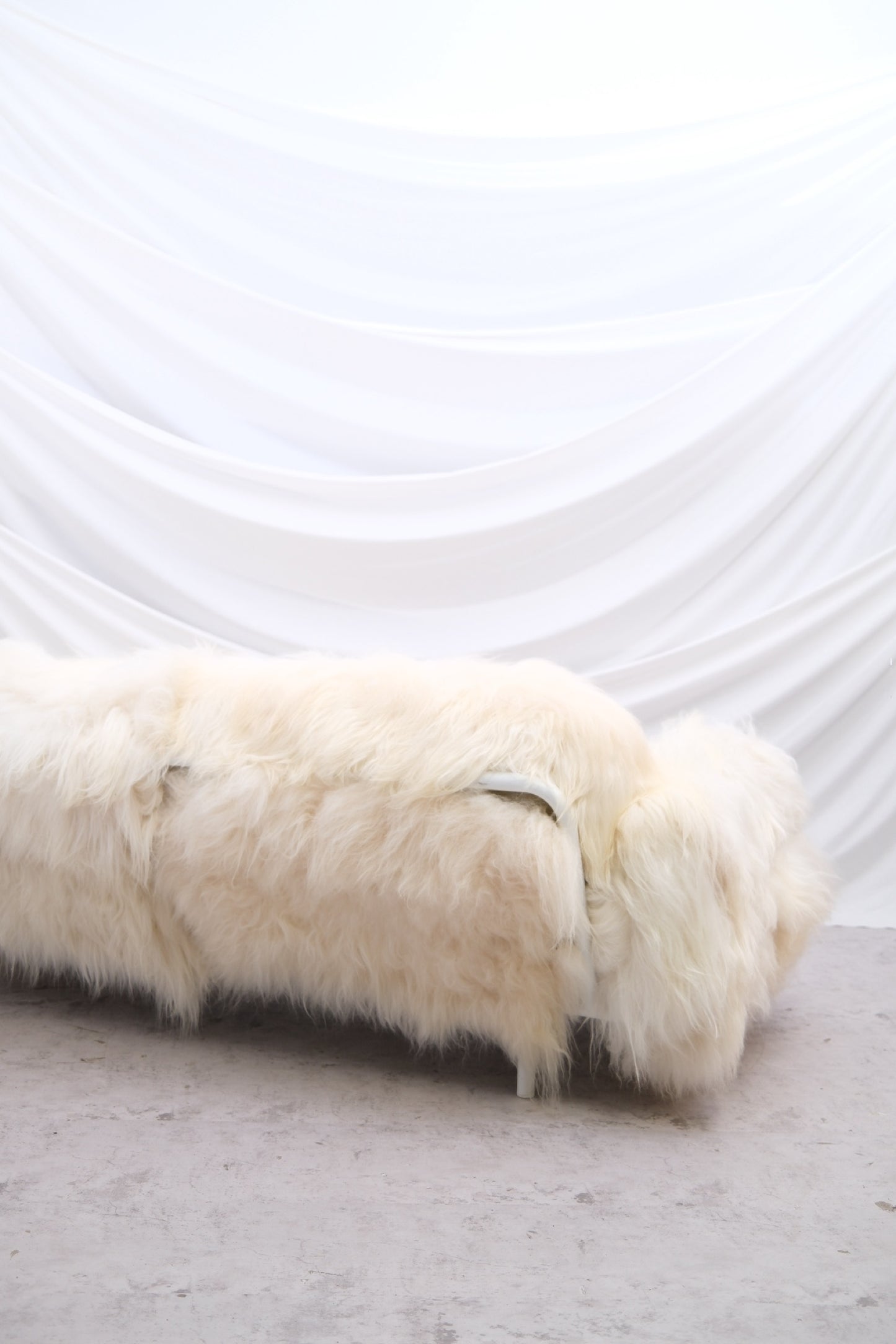 Vintage Sheepskin 3-Seater Sofa