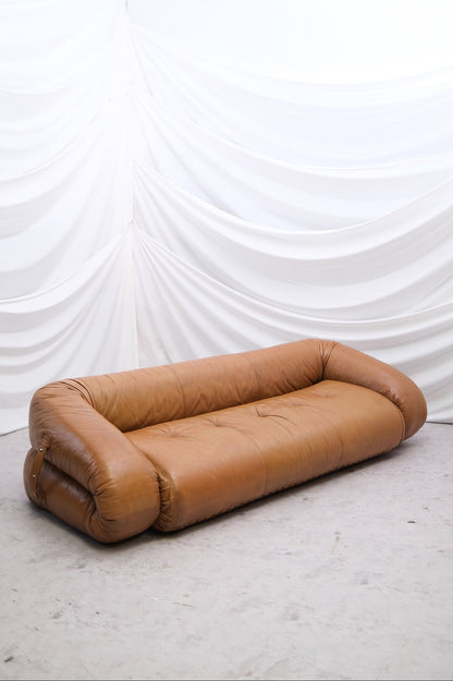 Anfibio Sofa Bed 3-seater by Alessandro Becchi for Giovannetti, 1970s