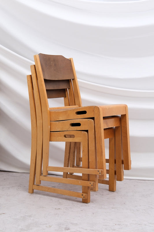 Stackable Chairs by Herman Seeck