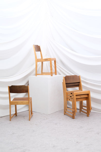 Stackable Chairs by Herman Seeck