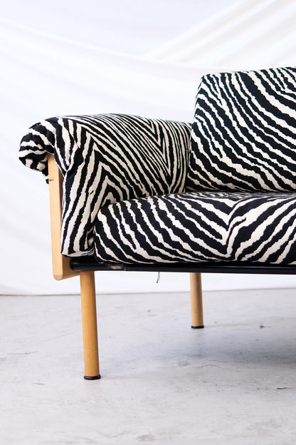 Yrjö Kukkapuro Ateljee 2-Seater, Zebra Fabric