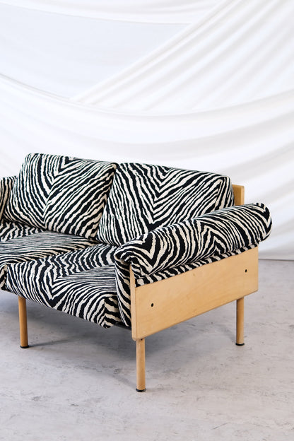 Yrjö Kukkapuro Ateljee 2-Seater, Zebra Fabric
