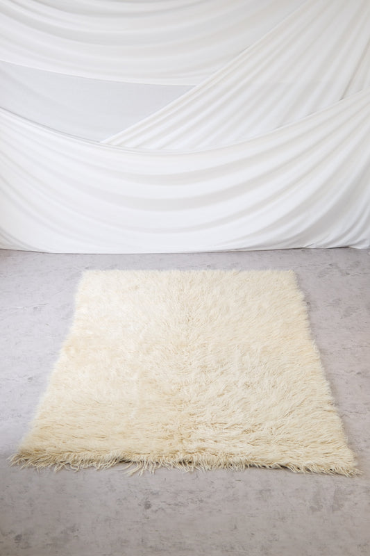 Vintage Sheep Wool Carpet