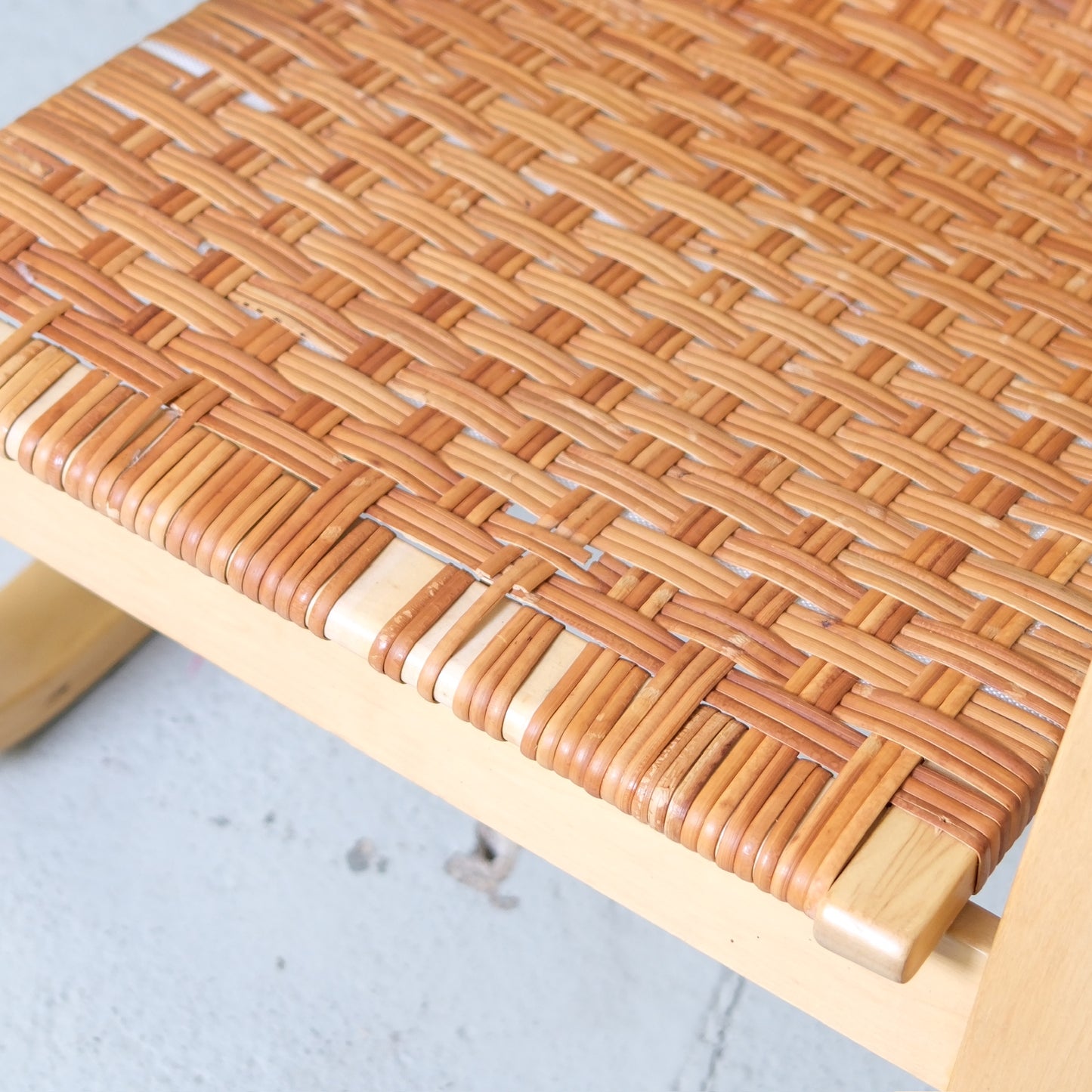 Alvar Aalto 406 Lounge Chairs with Rattan for Artek