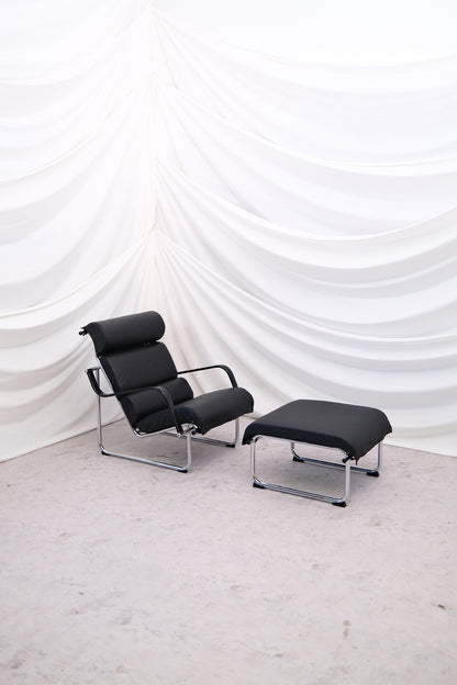 Yrjö Kukkapuro Remmi Armchair & Ottoman - Pino Interiors