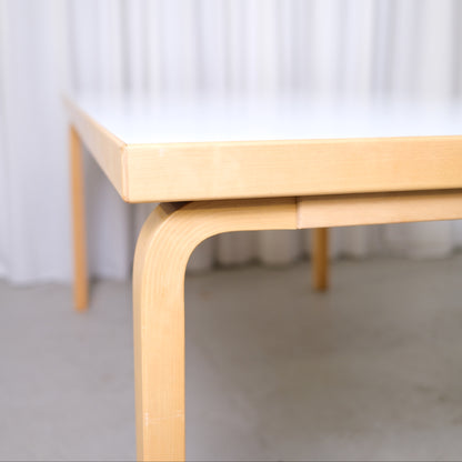 Alvar Aalto Artek 83 Table in White Laminate