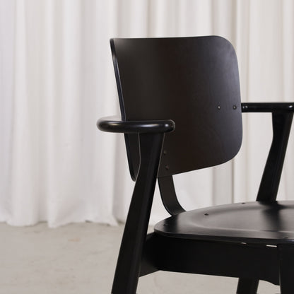 Black Artek Domus chair by Ilmari Tapiovaara, view 2721