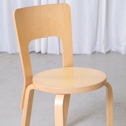 Artek Chair 66 by Alvar Aalto in Birch