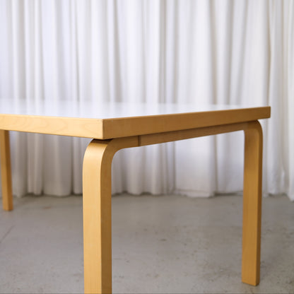Alvar Aalto Artek 83 Table in White Laminate