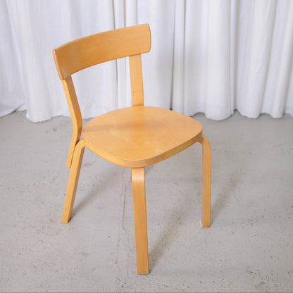Alvar Aalto Artek 69 Birch Chairs
