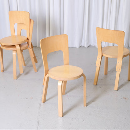 Artek Chair 66 by Alvar Aalto in Birch