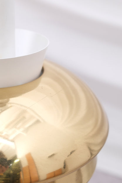 Alvar Aalto A335B brass lamp, manufactured by Valaisinpaja