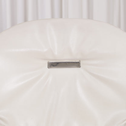 Gastone Rinaldi – Chrome and white leather detail