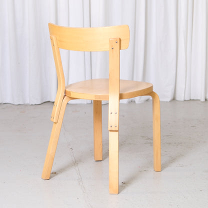 Artek 69 Chairs in Birch by Alvar Aalto