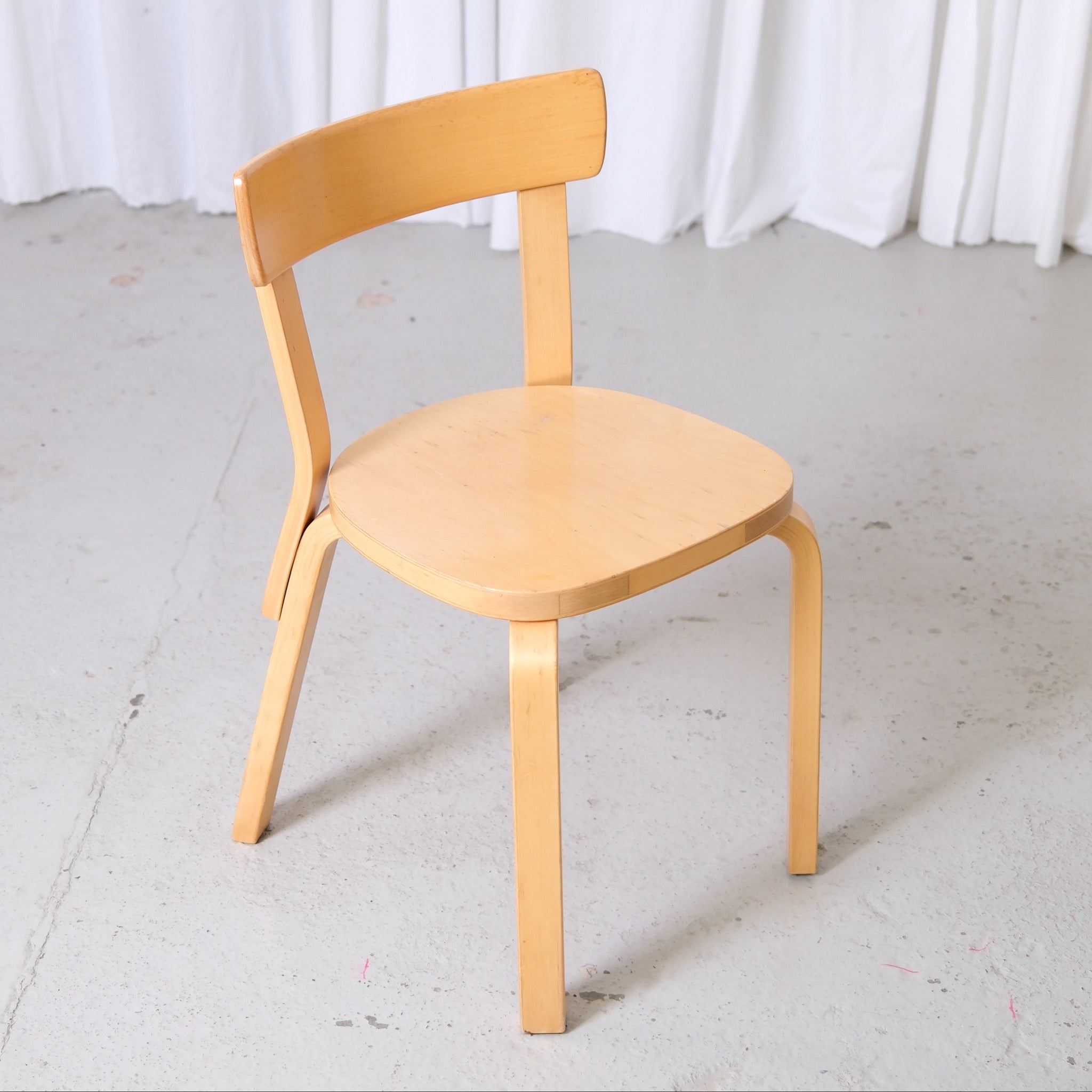 Artek 69 Chairs in Birch by Alvar Aalto – Pino Interiors