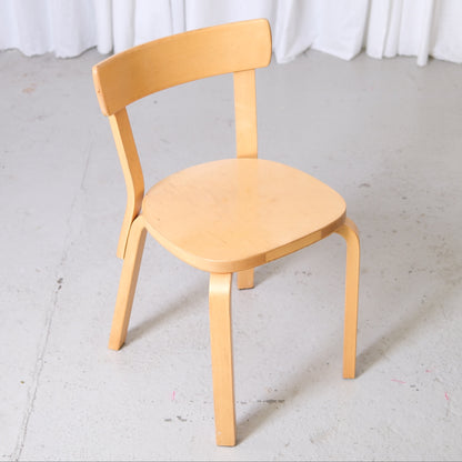Artek 69 Chairs in Birch by Alvar Aalto