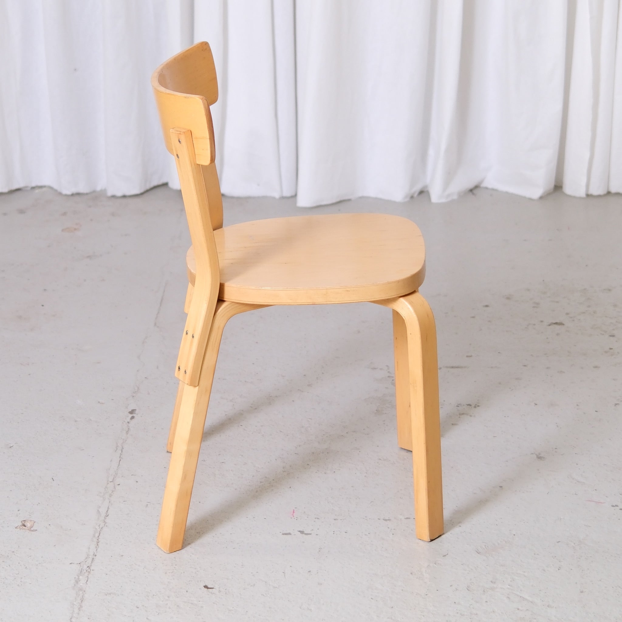 Artek 69 Chairs in Birch by Alvar Aalto – Pino Interiors