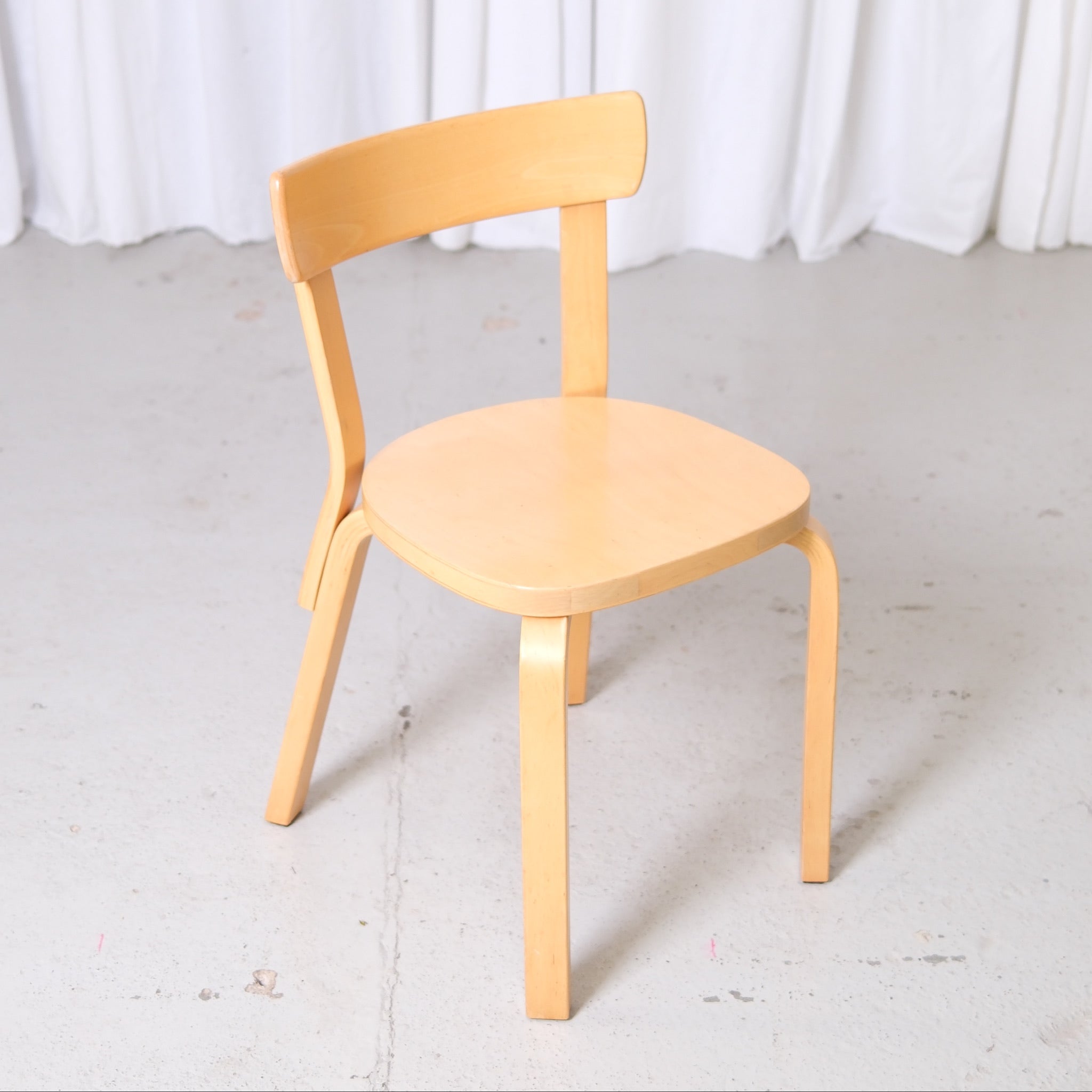 Artek 69 Chairs in Birch by Alvar Aalto – Pino Interiors