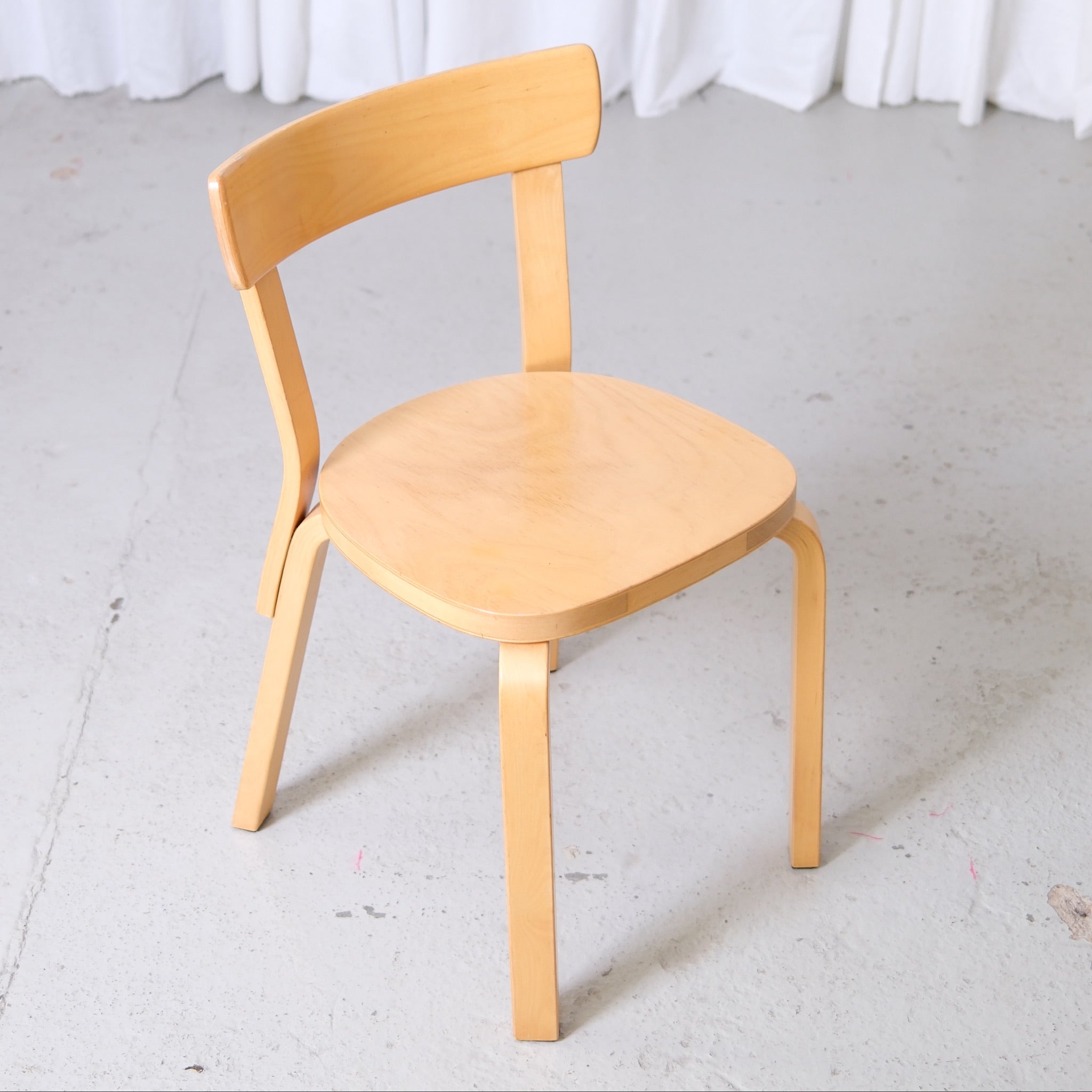 Artek 69 Chairs in Birch by Alvar Aalto – Pino Interiors