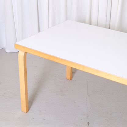 Artek 82A Table in White Laminate by Alvar Aalto