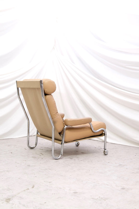 Vintage Danish Leather Armchair