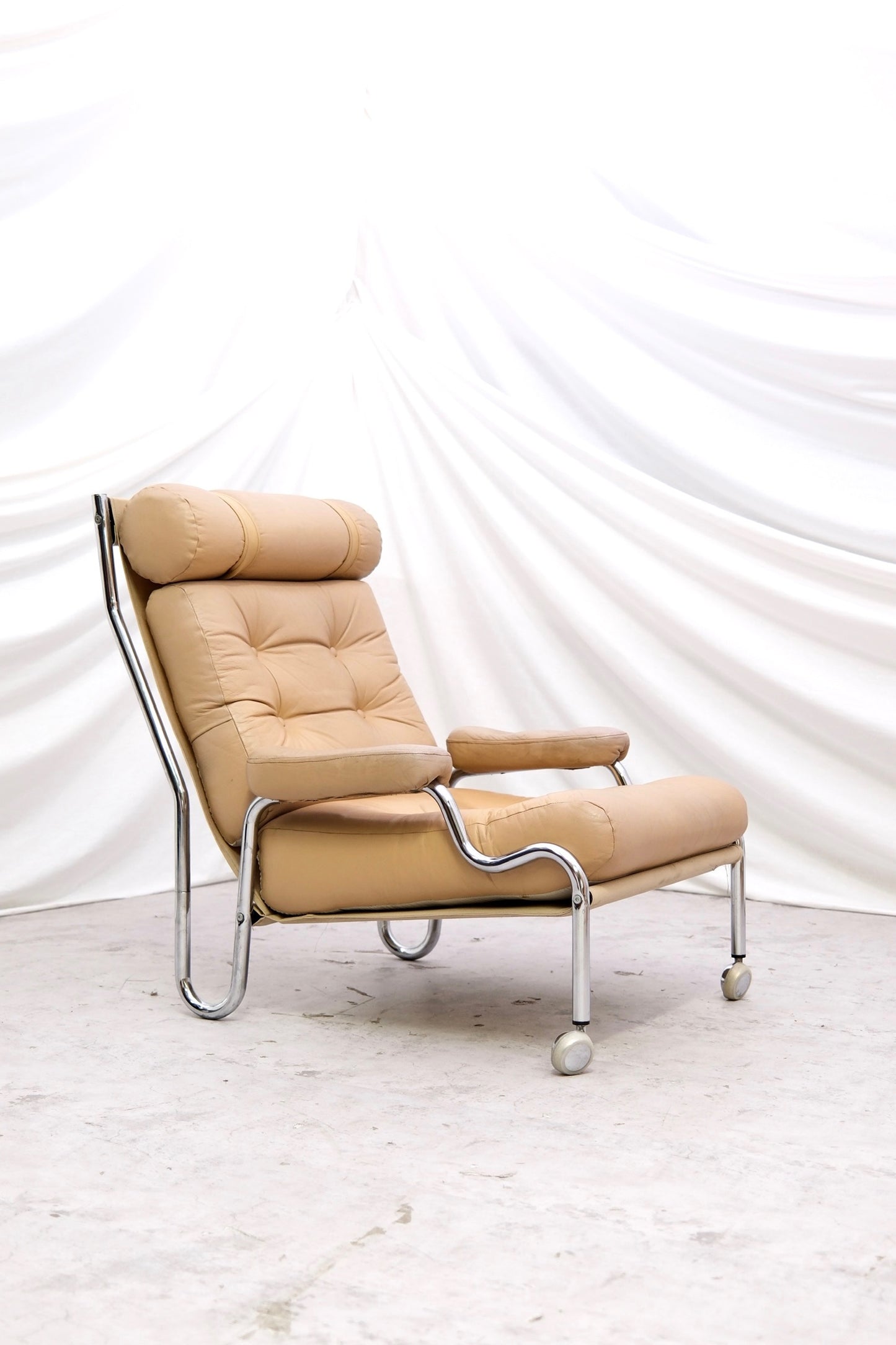 Vintage Danish Leather Armchair